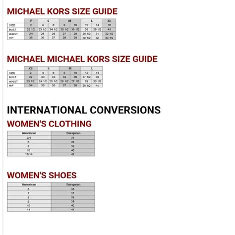 michael kors размер обуви|Michael Kors Shoe Size Chart: Are Thei.